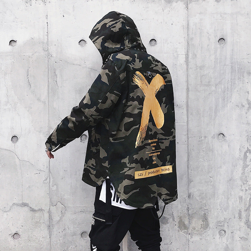 "X MAN" Camo Mesol Jacket