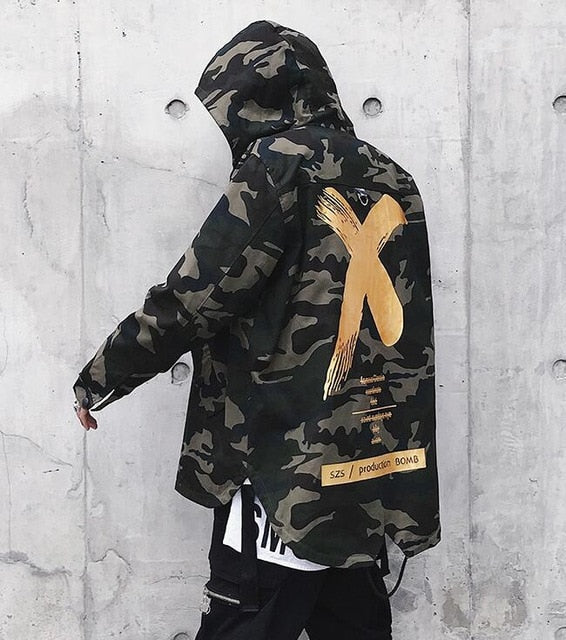 "X MAN" Camo Mesol Jacket